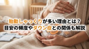 胎動しゃっくりが多い理由とは？目安の頻度やダウン症との関係も解説
