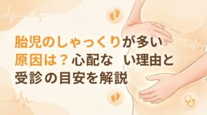 胎児のしゃっくりが多い原因は？心配ない理由と受診の目安を解説
