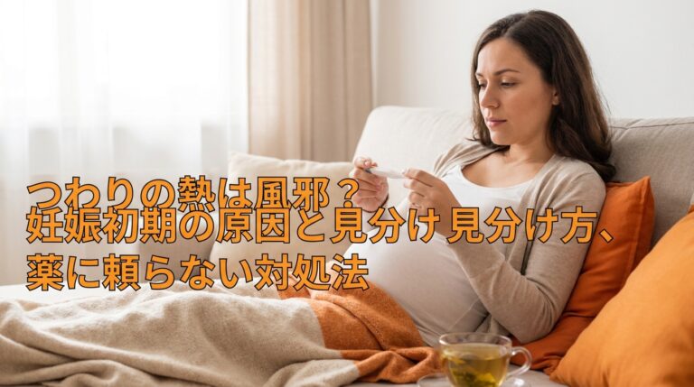 つわりの熱は風邪?妊娠初期の原因と見分け方、薬に頼らない対処法