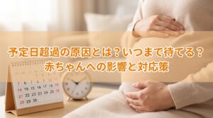 予定日超過の原因とは？いつまで待てる？赤ちゃんへの影響と対応策