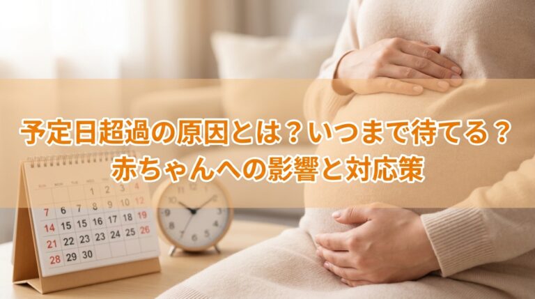 予定日超過の原因とは?いつまで待てる?赤ちゃんへの影響と対応策